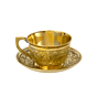 Brass Cup & Saucers Set KBH06584