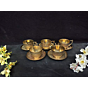Brass Cup & Saucers Set KBH06584