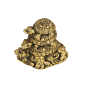 Brass Tortoise Family KBH06601