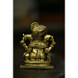 Brass Paghadi Ganesha Statue Idol KBH06641