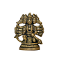 Brass Panchmukhi Hanuman Small Idol KBH06642