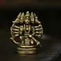 Brass Panchmukhi Hanuman Small Idol KBH06642