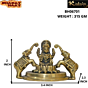 Brass Gaja Lakshmi Idol KBH06701