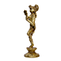 Brass Lady with Mirror Showpiece KBH06702