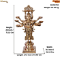 Brass Dashabhuja Deep Lady Statue KBH06710