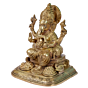 Brass Prasad Ganesha Idol KBH06716