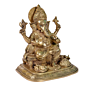 Brass Prasad Ganesha Idol KBH06716