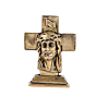 Brass Cross with Jesus KBH06722