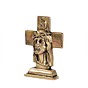Brass Cross with Jesus KBH06722