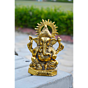 Brass Ganesha Small Statue Idol KBH06770