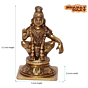 Brass Ayyappan Idol KBH06799