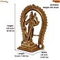 Brass Kartikeya Idol KBH06801