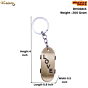 Brass Love Keychain 4 Inch KBH06815