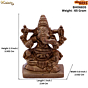 Brass Ganesha Small Idol KBH06835