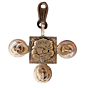 Brass Ganesha Bell Hanging KBH06859