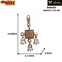 Brass Ganesha Bell Hanging KBH06859