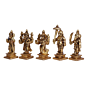 Brass Dashavtar Vishnu Idols KBH06869