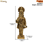 Brass Chitragupta Idol KBH06873