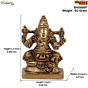 Brass Ganesha Small Idol KBH06897