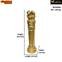 Brass Ashok Stambh National Emblem of India Showpiece KBH06984