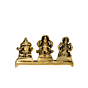 Brass Ganesh Laxmi Saraswati Idol KBH06988