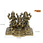 Brass Laxmi Ganesha with Kuber Dhan Yantra KBH06993