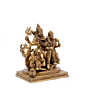 Brass Shiva Family Idol 6 Inch KBH07000