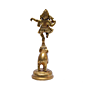 Brass Dancing Ganesha on Elephant KBH07001