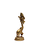 Brass Dancing Ganesha on Elephant KBH07001