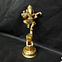 Brass Dancing Ganesha on Elephant KBH07001