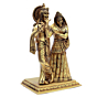 Brass Radha Krishna Idol  9 Inch KBH07002