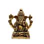Brass Srimant Dagdusheth Halwai Ganesha Idol KBH07005