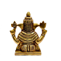 Brass Srimant Dagdusheth Halwai Ganesha Idol KBH07005