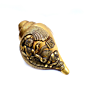 Brass Vishnu Lakshmi Shankh 3 Inch KBH07006