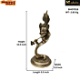Brass Krishna Idol KBH07019