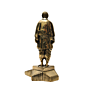 Brass Sardar Patel Model 6 Inch KBH07021