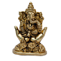 Brass Hand Ganesh-Lakshmi Pair KBH07022