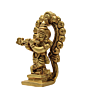 Brass Kaman Krishna Idol KBH07035