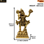 Brass Pahad Hanuman Idol KBH07036