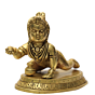 Brass Bal Krishna Idol 5 Inch KBH07037