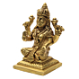 Brass Ganesha-Lakshmi Pair 4 Inch KBH07040