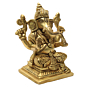 Brass Ganesha-Lakshmi Pair 4 Inch KBH07040