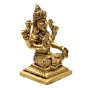 Brass Ganesha-Lakshmi Pair 4 Inch KBH07040