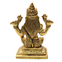 Brass Ganesha-Lakshmi Pair 4 Inch KBH07040