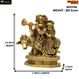 Brass Radha Krishna Idol KBH07046
