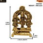 Brass Ram Darbar Idol 3 Inch KBH07064