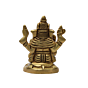 Brass Ganesha Idol KBH07069