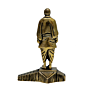 Brass Sardar Patel Model 4 Inch KBH07071