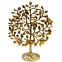 Brass Tree Candle Stand 9 Inch KBH07084