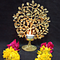 Brass Tree Candle Stand 9 Inch KBH07084